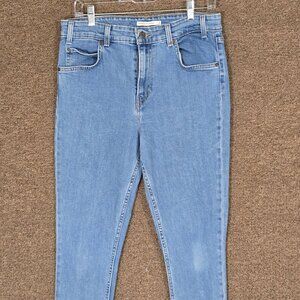 Levi's 721 Vintage High Rise Skinny Jeans Light Wash Sz 31 Preowned